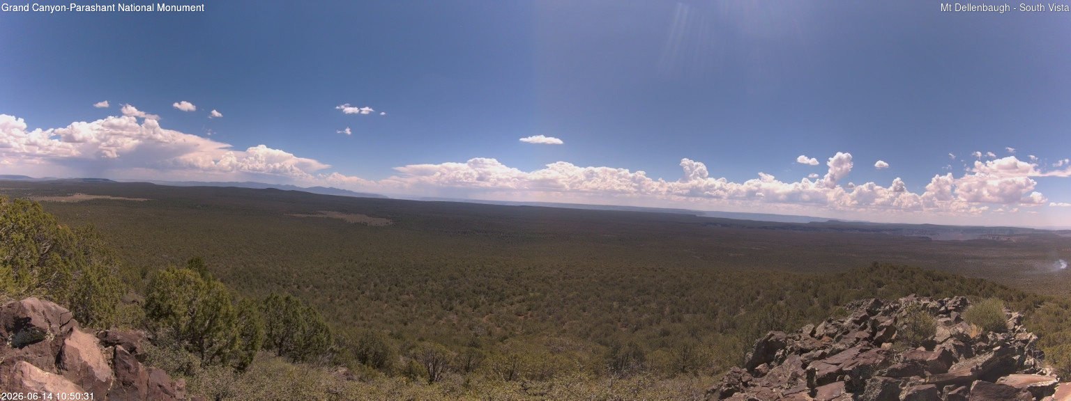 time-lapse frame, Mt Dellenbaugh - Southeast Vista webcam
