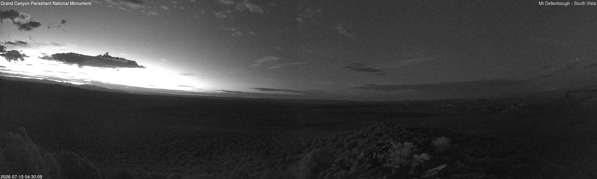 time-lapse frame, Mt Dellenbaugh - Southeast Vista webcam