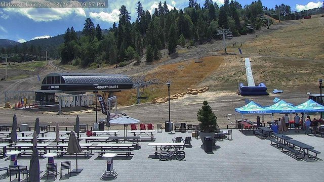view from Bear Mountain Midway Chair on 2026-08-28