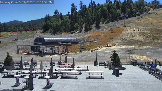 view from Bear Mountain Midway Chair on 2026-09-02