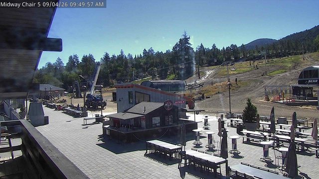 view from Bear Mountain Midway Chair on 2026-09-04
