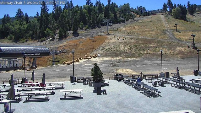 view from Bear Mountain Midway Chair on 2026-09-04