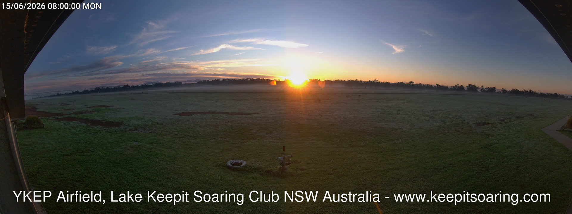 time-lapse frame, Lake Keepit Soaring Club T32 webcam