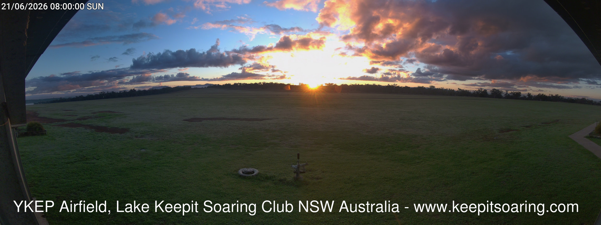 time-lapse frame, Lake Keepit Soaring Club T32 webcam