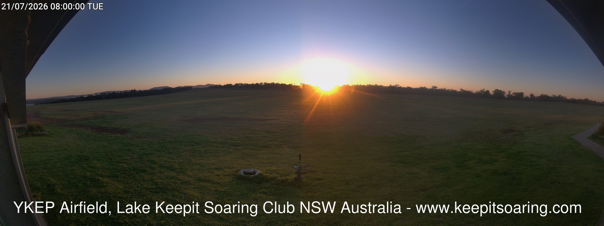 time-lapse frame, Lake Keepit Soaring Club T32 webcam
