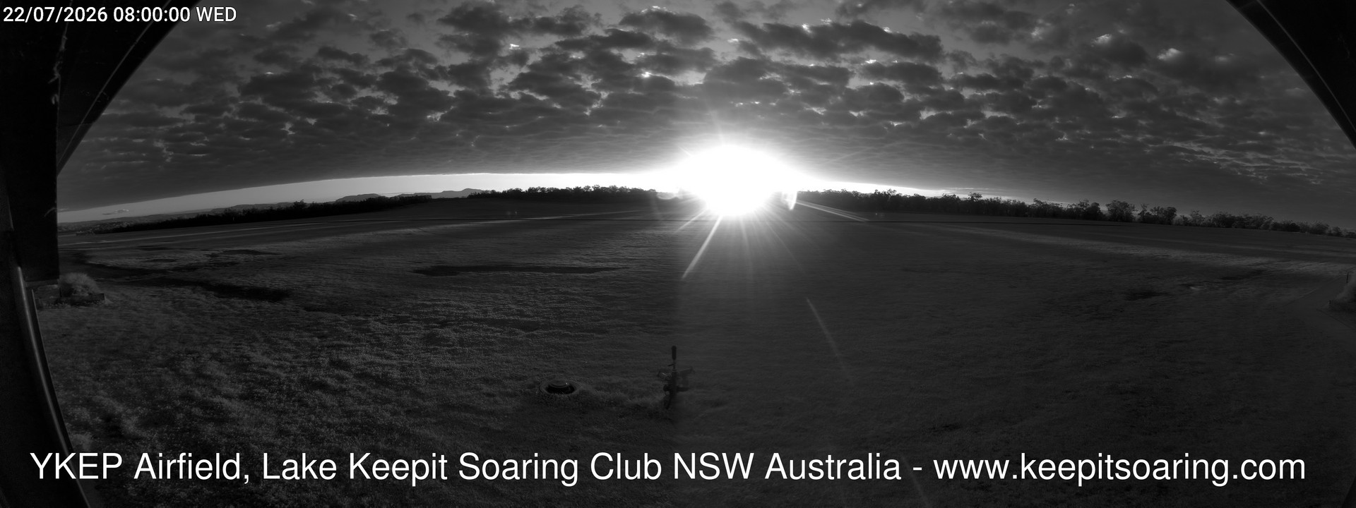 time-lapse frame, Lake Keepit Soaring Club T32 webcam