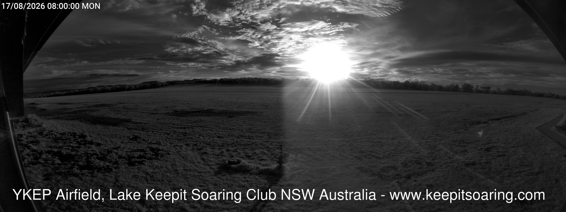 time-lapse frame, Lake Keepit Soaring Club T32 webcam