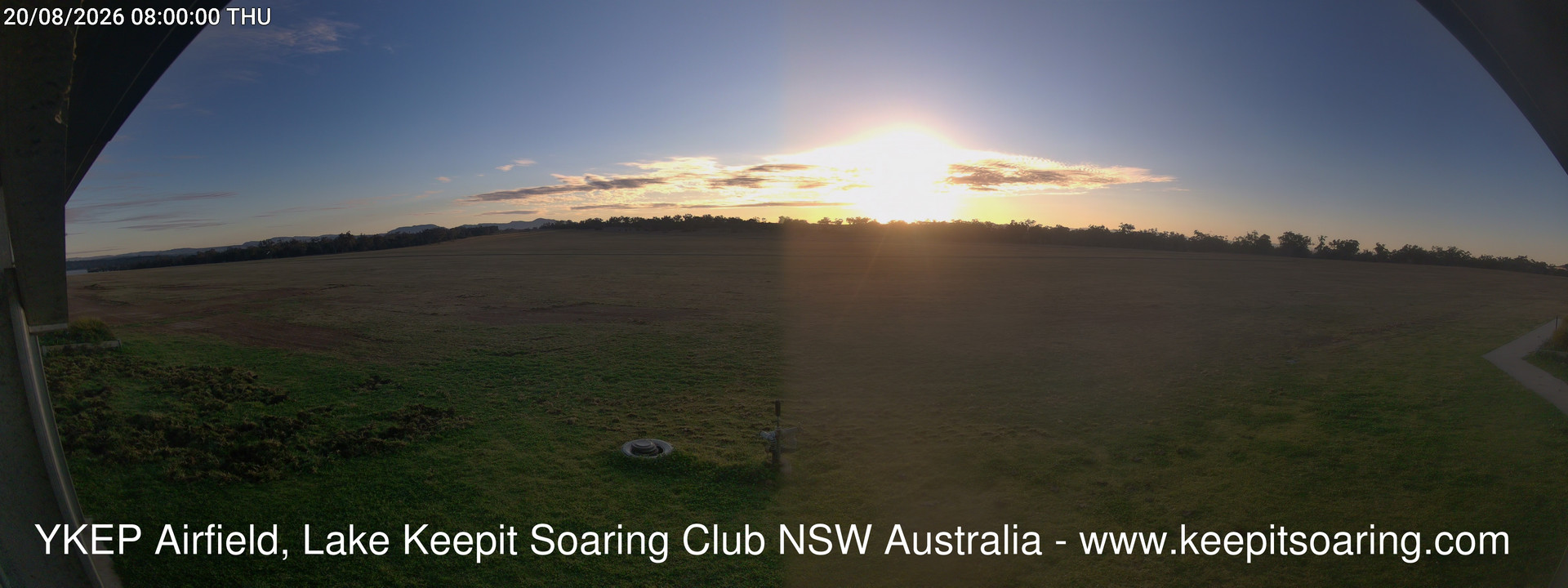 time-lapse frame, Lake Keepit Soaring Club T32 webcam