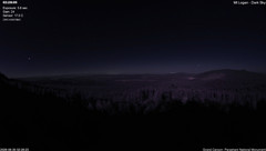 view from Mt Logan - Dark Sky on 2026-06-30