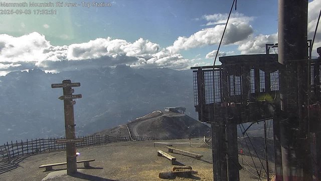 time-lapse frame, Mammoth Top Station webcam