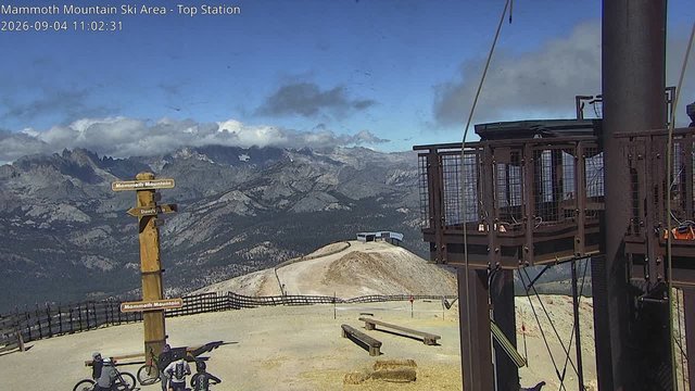 view from Mammoth Top Station on 2026-09-04