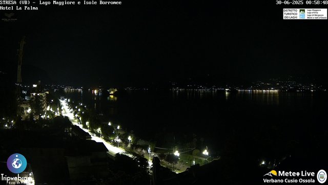 time-lapse frame, Stresa webcam