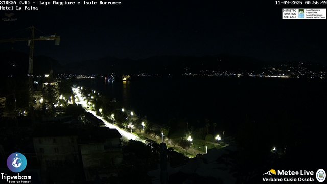 time-lapse frame, Stresa webcam