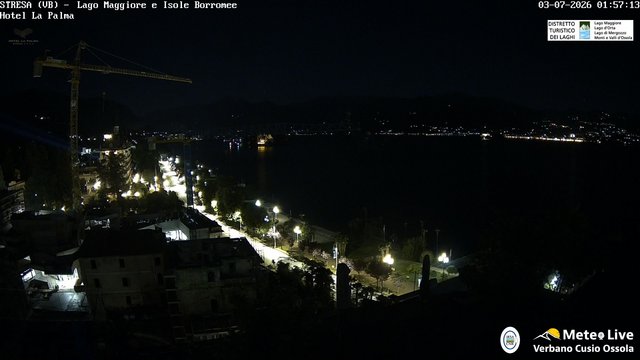time-lapse frame, Stresa webcam