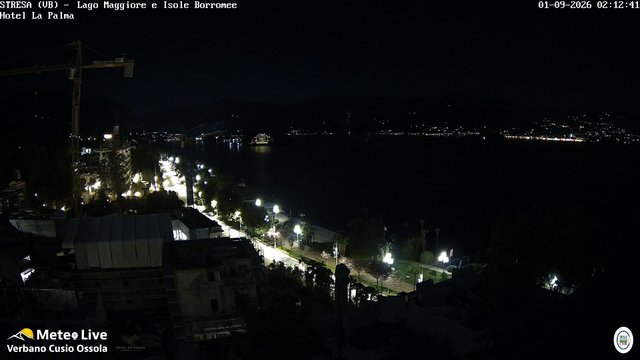 time-lapse frame, Stresa webcam