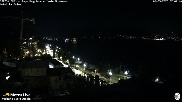 time-lapse frame, Stresa webcam