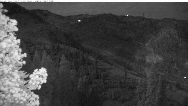 time-lapse frame, Palisades Tahoe Far East Top webcam
