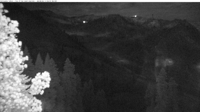 time-lapse frame, Palisades Tahoe Far East Top webcam
