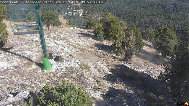time-lapse frame, Bear Peak webcam