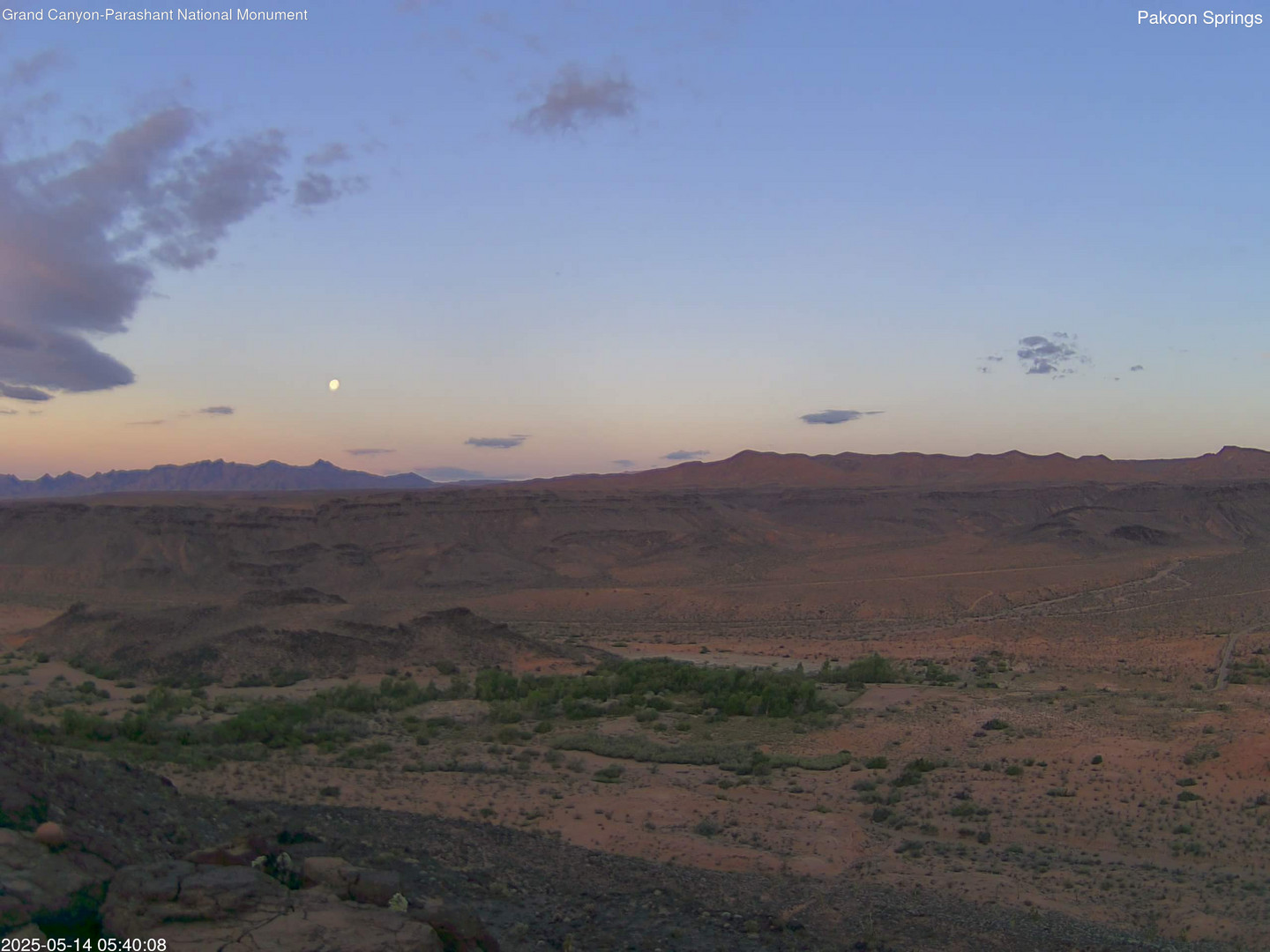 time-lapse frame, Pakoon Springs webcam