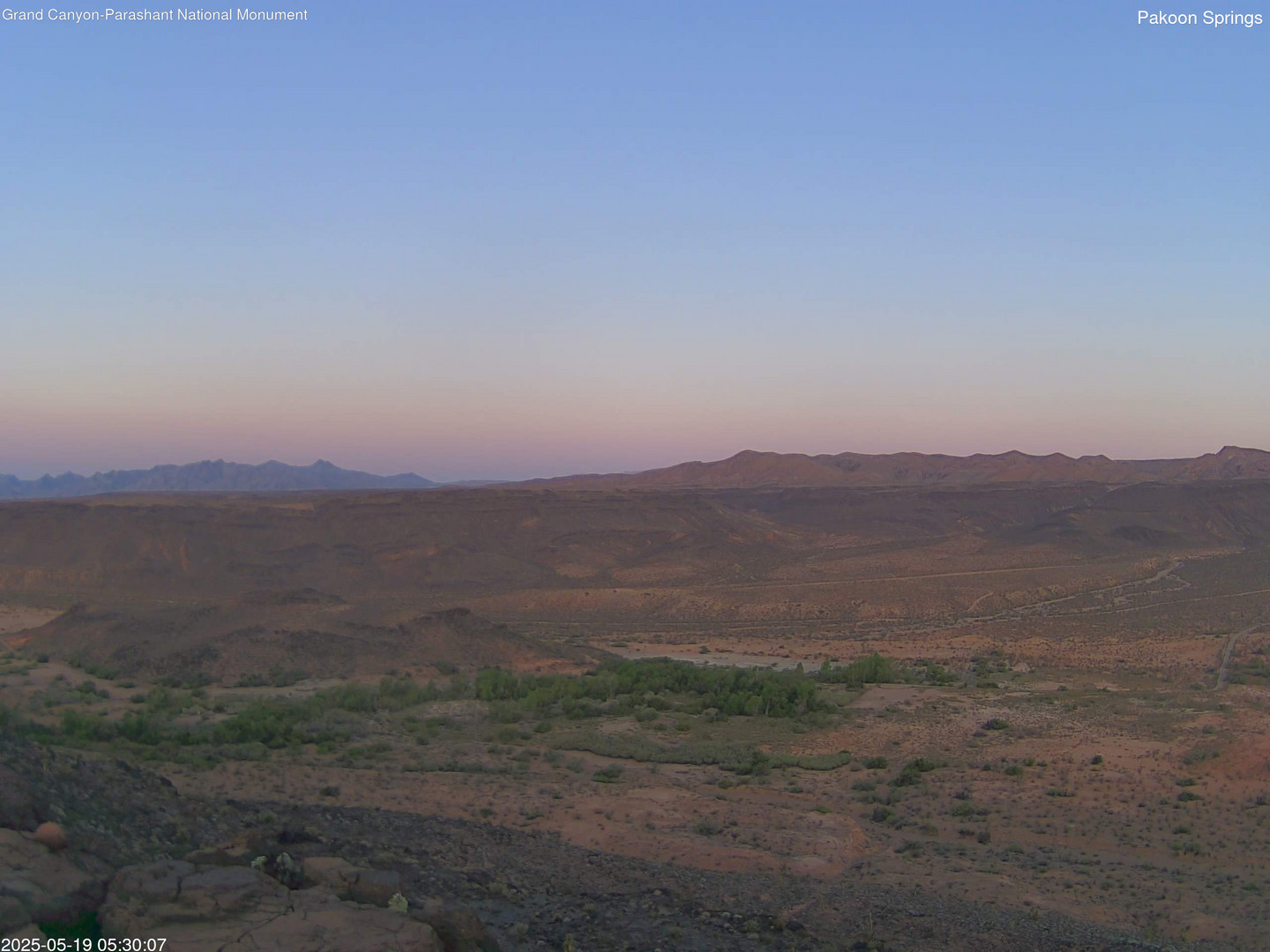 time-lapse frame, Pakoon Springs webcam