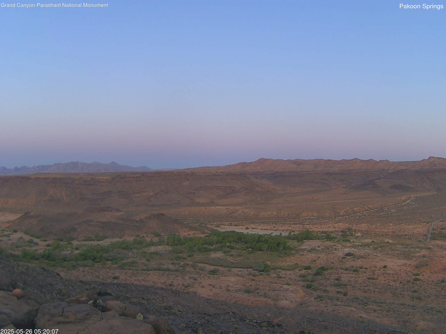 time-lapse frame, Pakoon Springs webcam