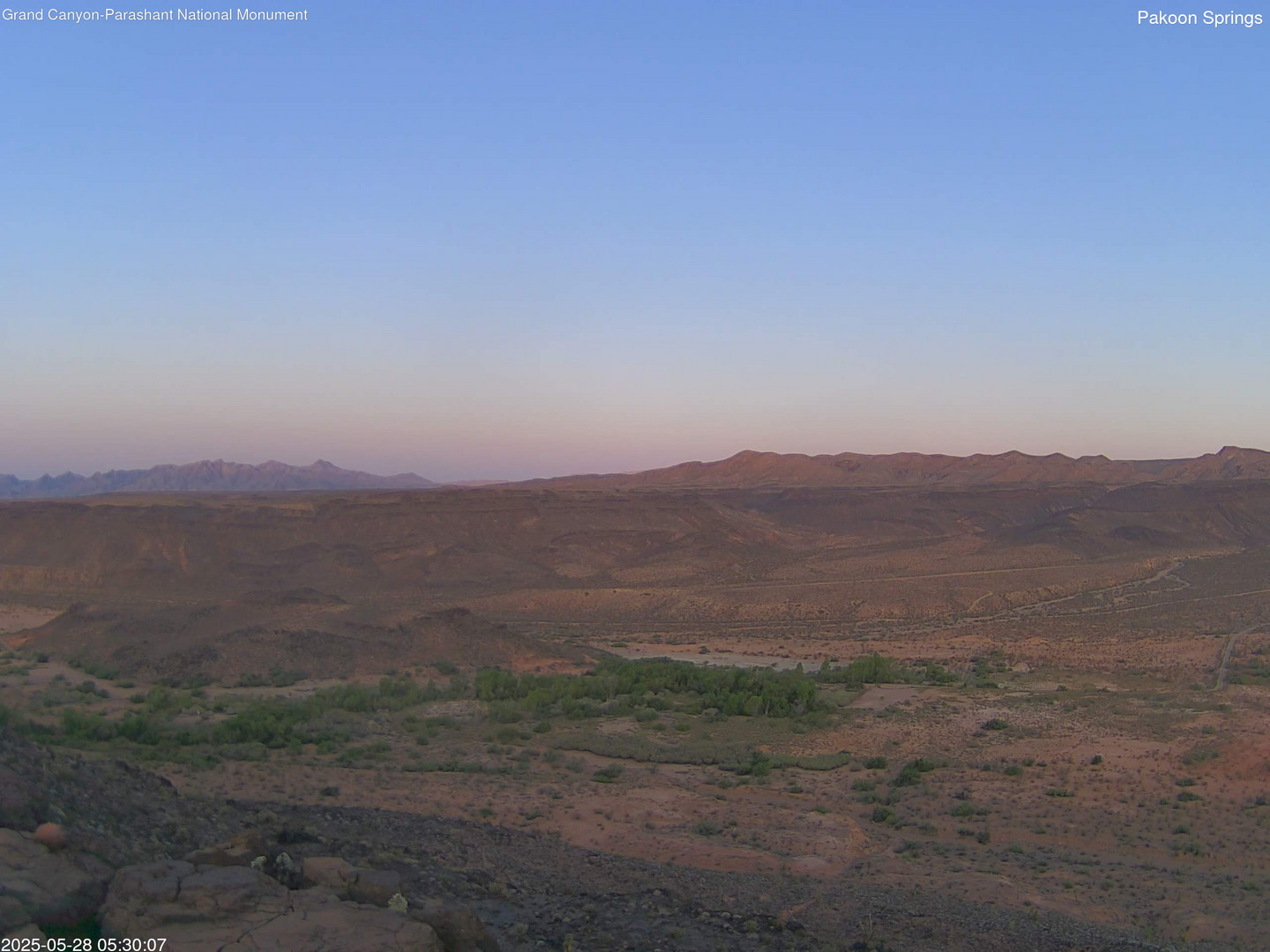 time-lapse frame, Pakoon Springs webcam