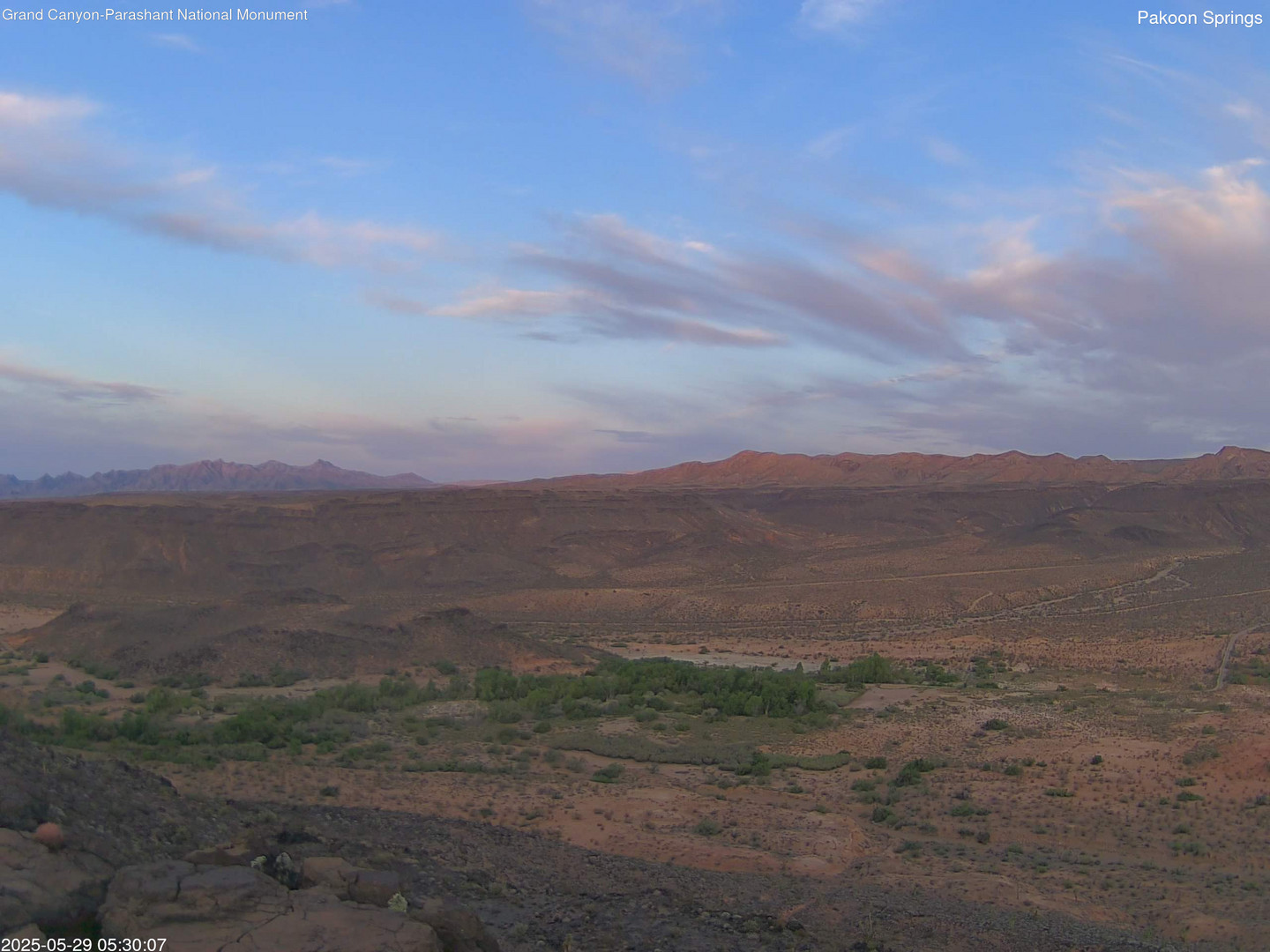 time-lapse frame, Pakoon Springs webcam