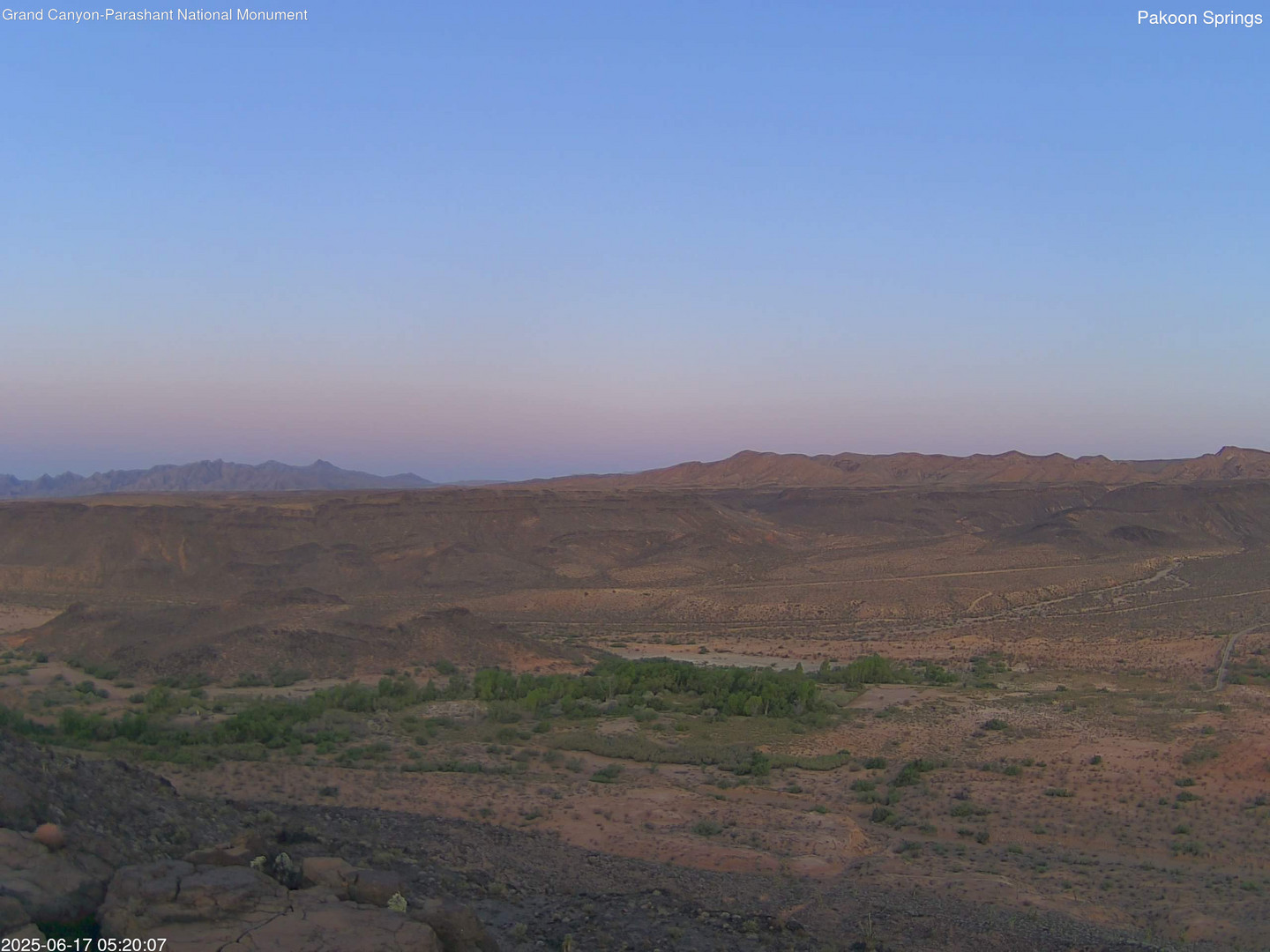 time-lapse frame, Pakoon Springs webcam