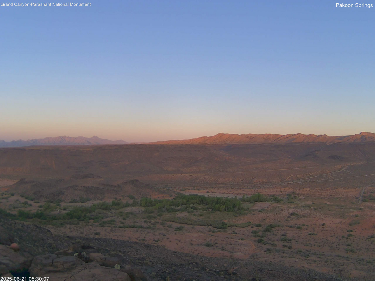 time-lapse frame, Pakoon Springs webcam