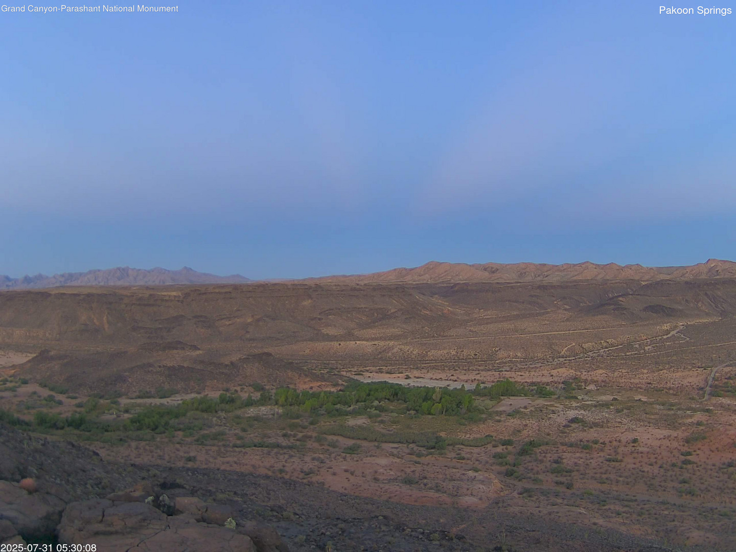 time-lapse frame, Pakoon Springs webcam