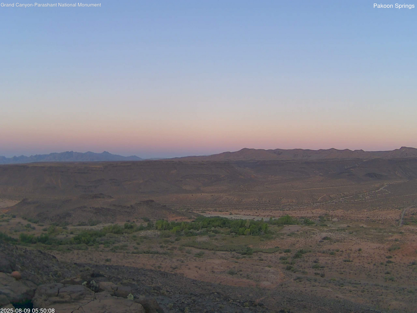 time-lapse frame, Pakoon Springs webcam