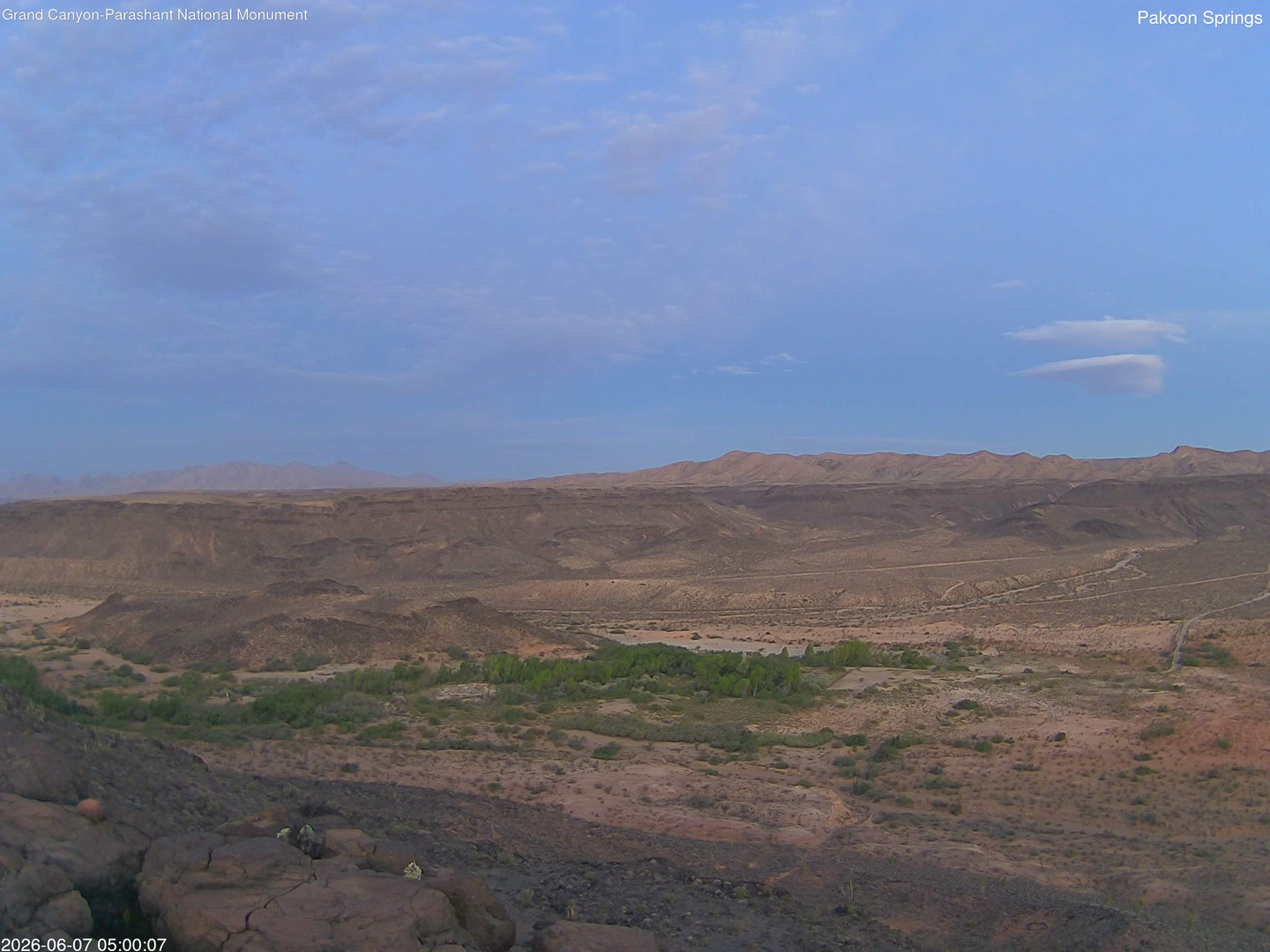 time-lapse frame, Pakoon Springs webcam
