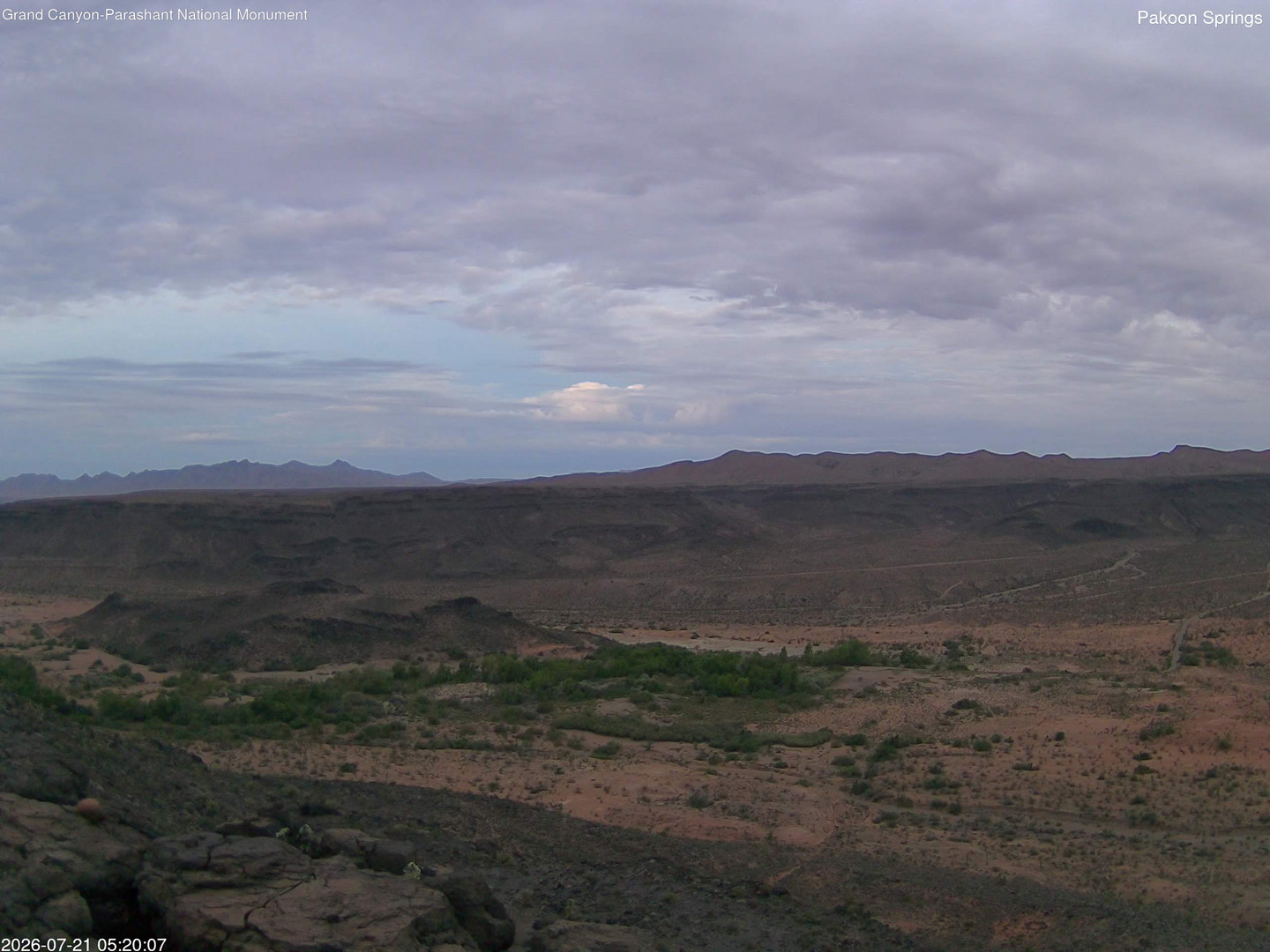 time-lapse frame, Pakoon Springs webcam