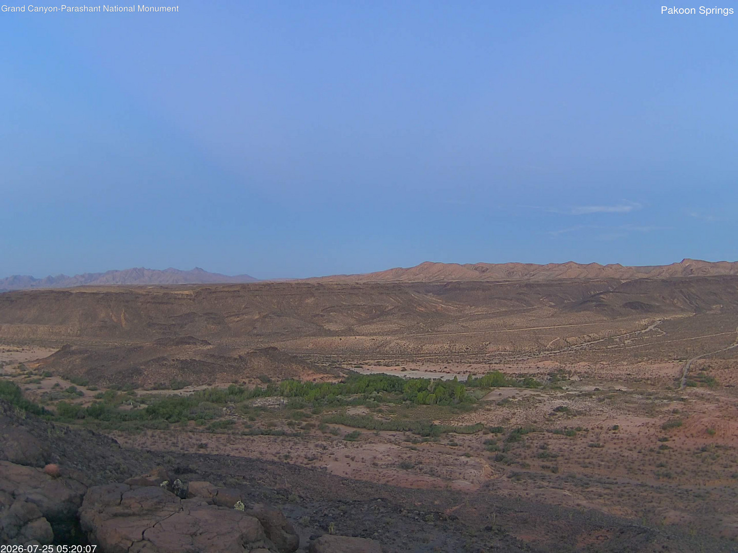 time-lapse frame, Pakoon Springs webcam
