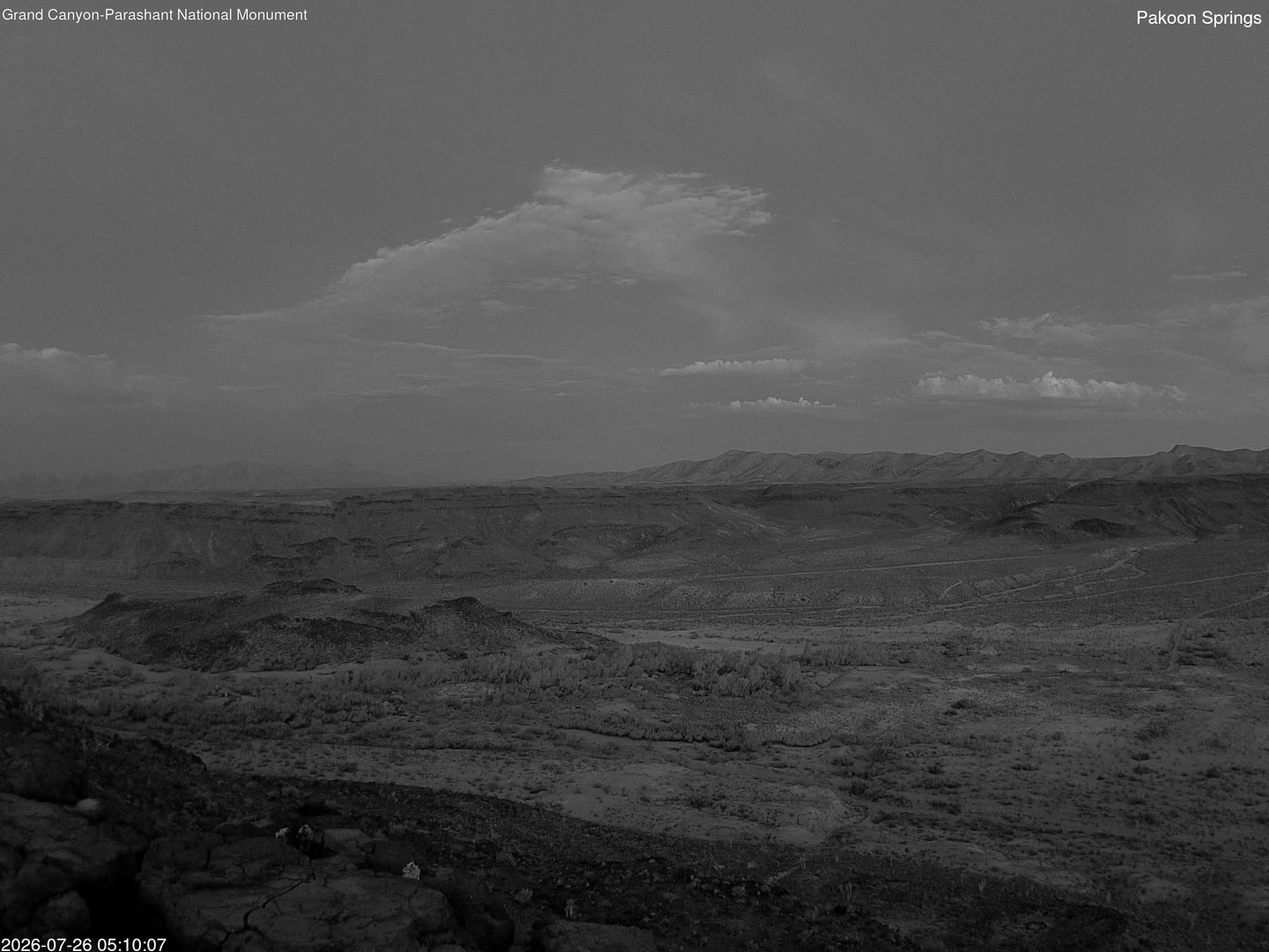 time-lapse frame, Pakoon Springs webcam