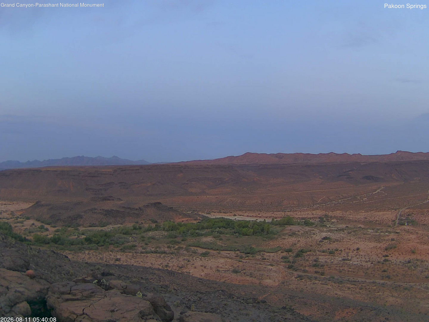 time-lapse frame, Pakoon Springs webcam