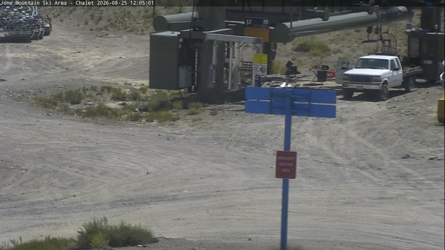 view from Mammoth June Chair Lift on 2026-08-25