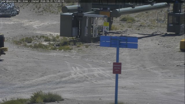 view from Mammoth June Chair Lift on 2026-08-31