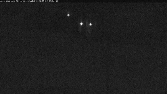 time-lapse frame, Mammoth June Chair Lift webcam