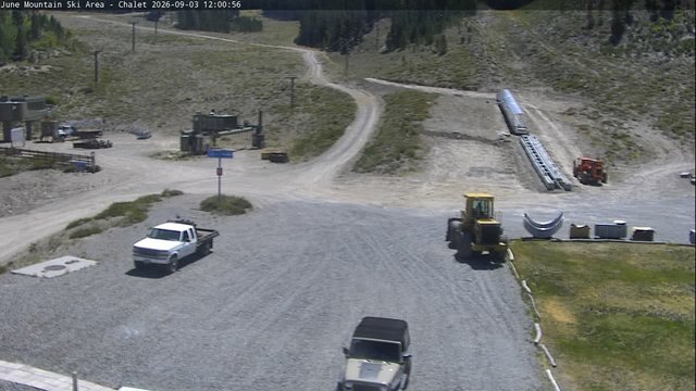 view from Mammoth June Chair Lift on 2026-09-03