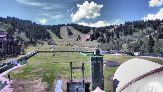 view from Deer Valley Snow Park Lodge on 2026-08-17