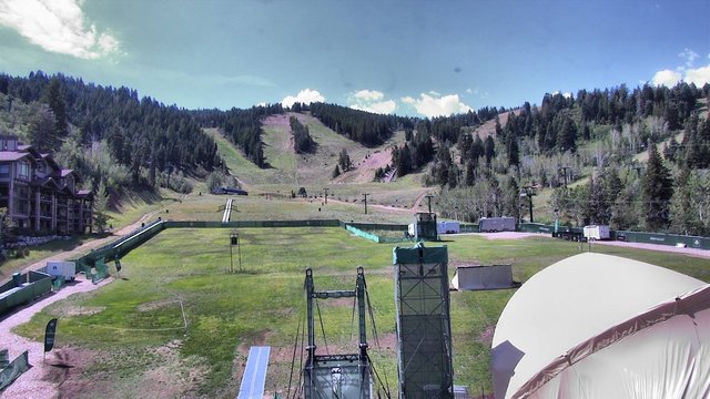 view from Deer Valley Snow Park Lodge on 2026-08-23