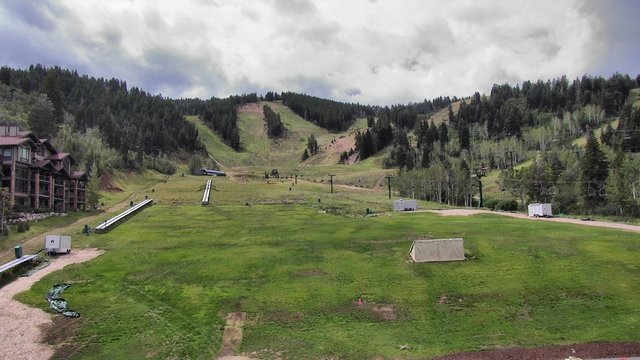view from Deer Valley Snow Park Lodge on 2026-09-01