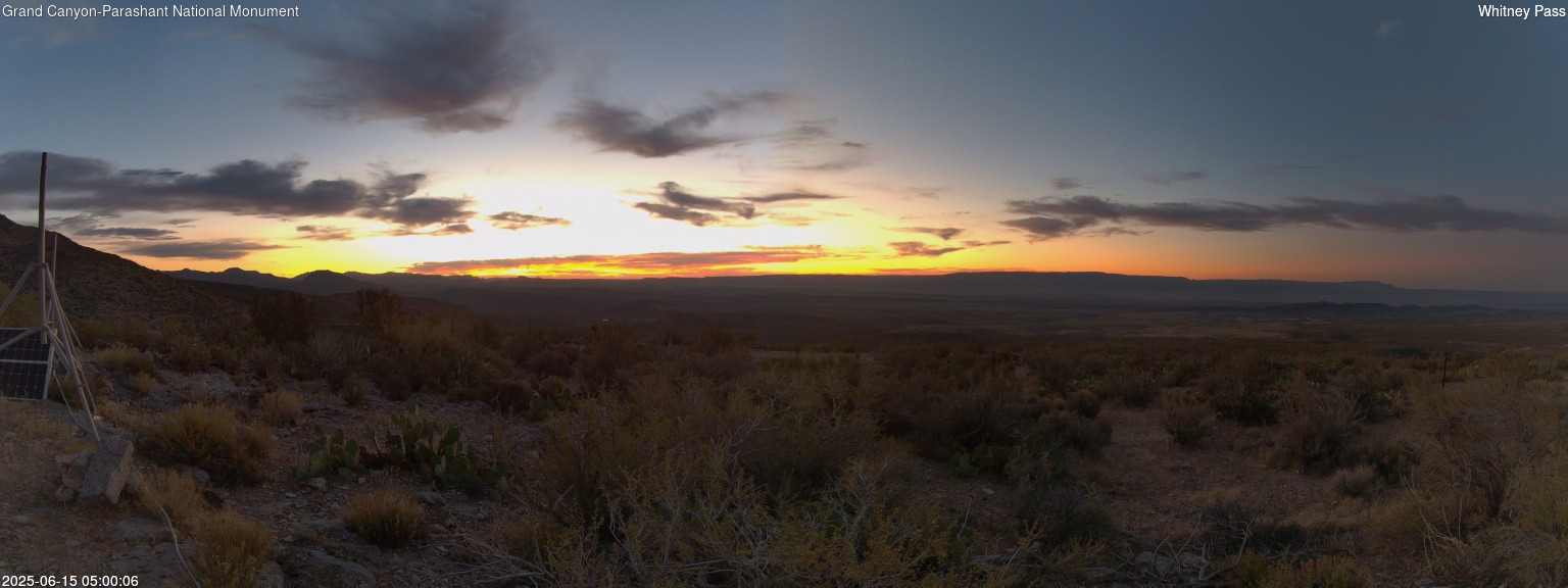time-lapse frame, Whitney Pass webcam