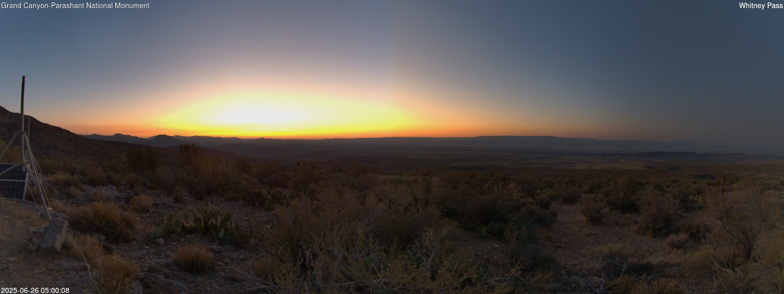 time-lapse frame, Whitney Pass webcam