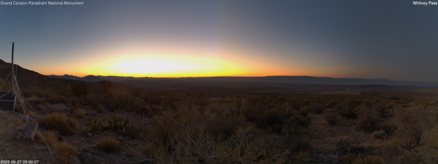 time-lapse frame, Whitney Pass webcam