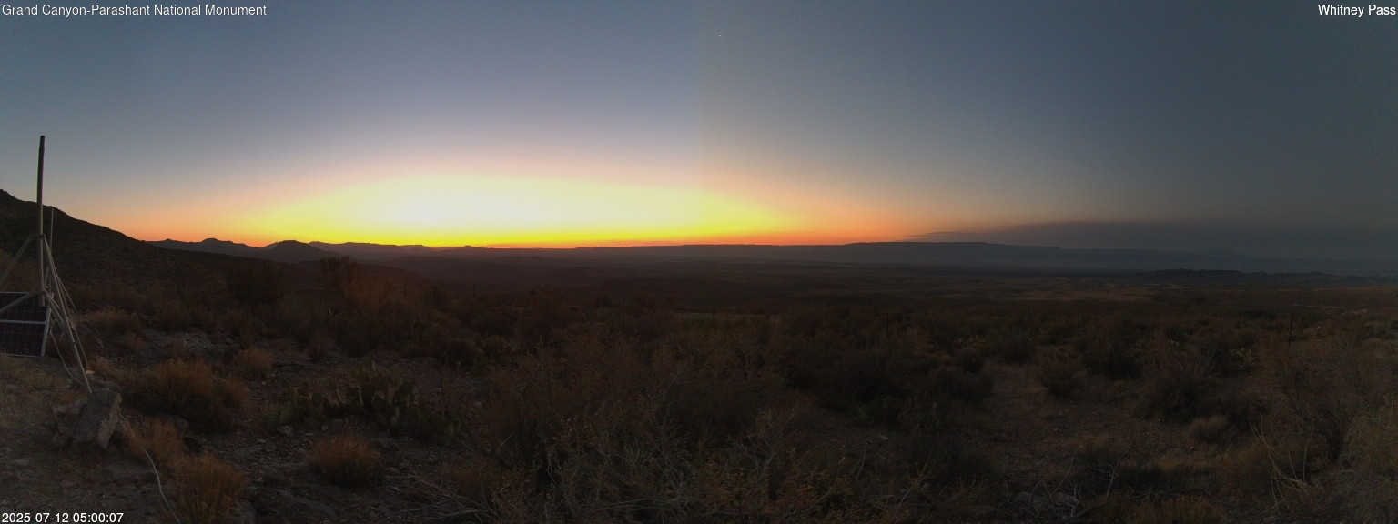 time-lapse frame, Whitney Pass webcam