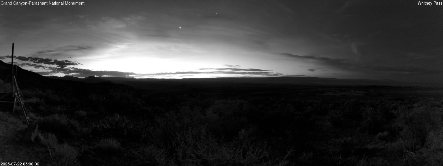 time-lapse frame, Whitney Pass webcam