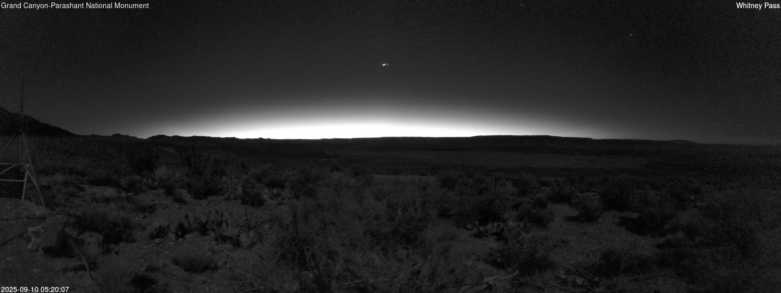time-lapse frame, Whitney Pass webcam